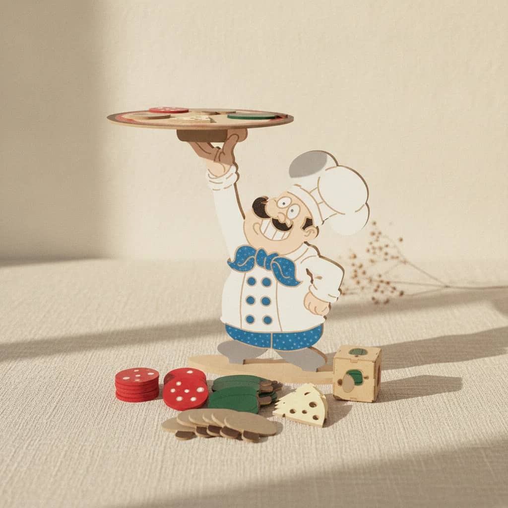 Pizza en equilibrio