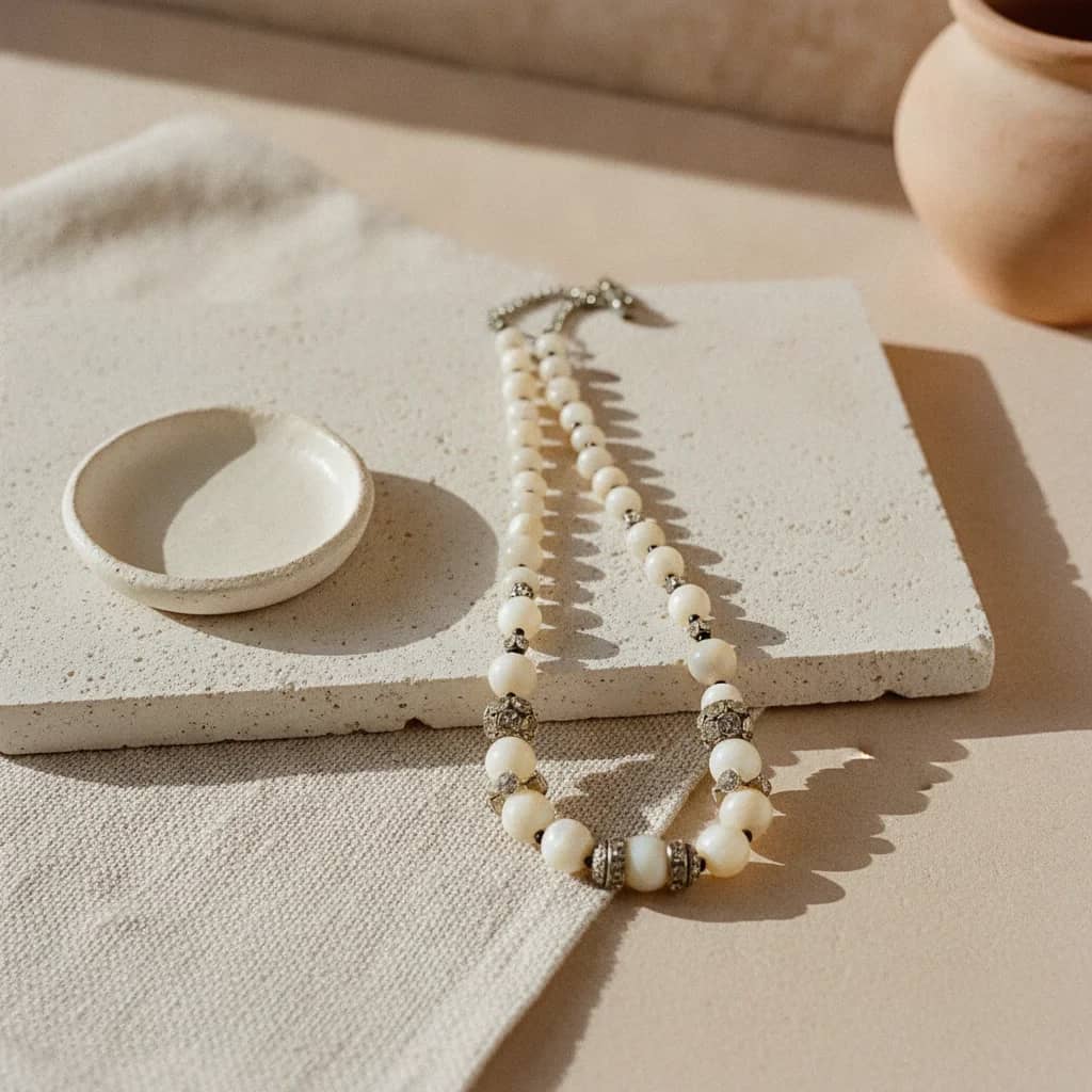 Collar Perla de Mar, Colección Nacar